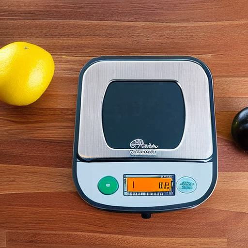 Kitchen Scale for Portion Control and Healthy Eating