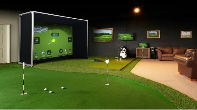 golf simulator and home theater
