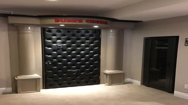 home theater double doors