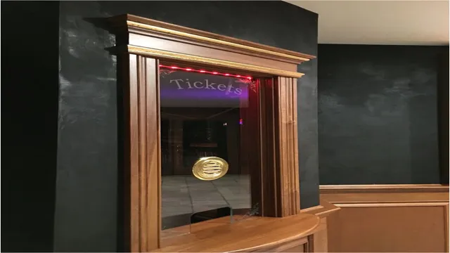 home theater ticket booth