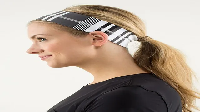 how to wear a sports headband