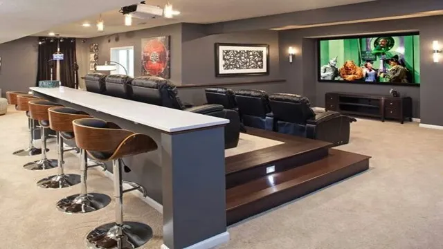 man cave home theater