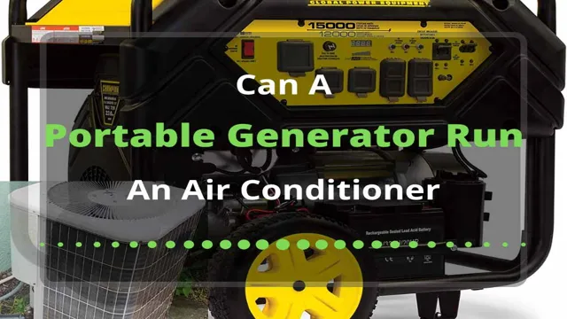 can a 5000 watt generator run an air conditioner