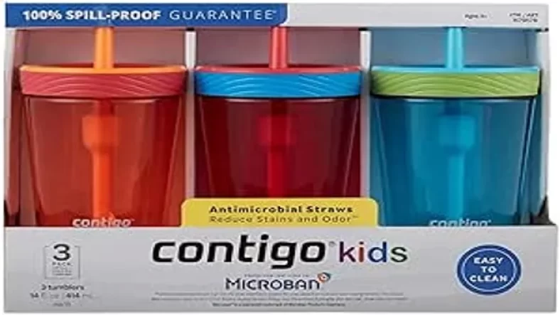 Quenching Your Kids’ Thirst with Contigo 3-Pack Tumblers in Orange, Red, and Blue – Get Your Free Customized Pen from Bryant Supplies, LLC Now!