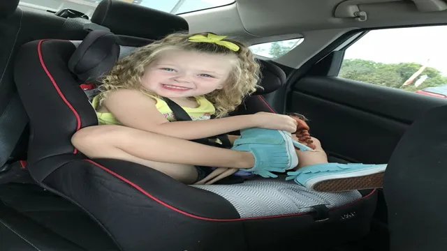 little girl laughing in car seat commercial