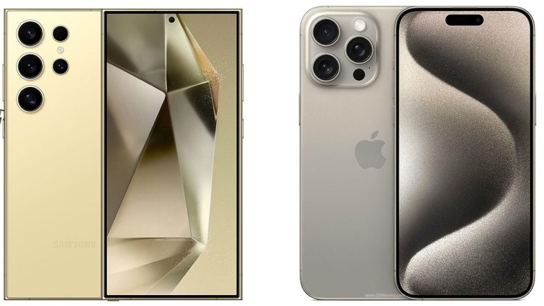 Samsung S24 Ultra vs iPhone 15 Pro Max: Smartphone Showdown