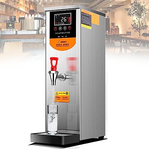 Generic Commercial Stepping Water Boiler Electric Automatic Hot Water Pot Water Boiling Machine With Stainless Steel Water Tank 50L/H (Color : White