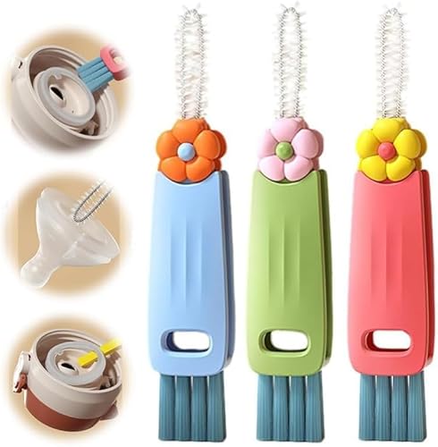 3 in 1 Cup Lid Cleaning Brush