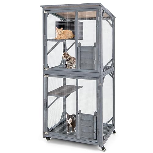 Tangkula Catio Outdoor Cat Enclosure