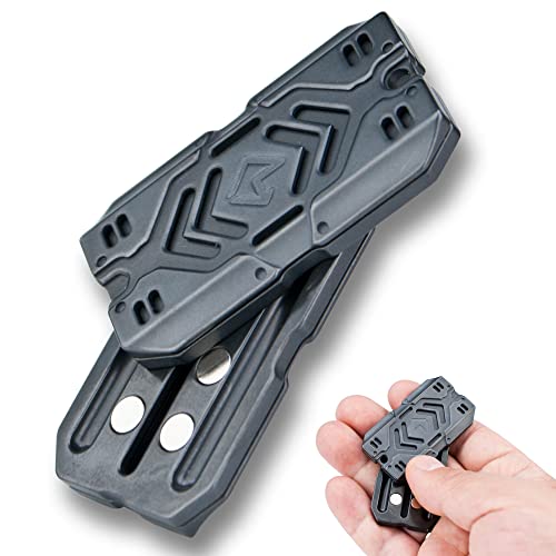 DjuiinoStar Premium Fidget Slider, Multiple Ways to Play, Addictive EDC Toy, Stress Relief Gift for Fidget Fans, Fidget Clicker, CNC Machined Zirconium Toy for Adults DFS