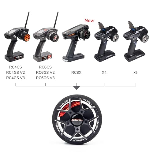Radiolink RC Transmitter D-axis Metal Handwheel Replacement Accessory for Radiolink RC4GS/RC6GS/RC8X