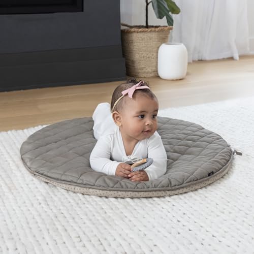 Baby Activity Mat - Baby Play Mat for Boys & Girls - Neutral Baby Playmat for Tummy Time - Baby Crawling Floor Mat for Infants, Newborn & Babies