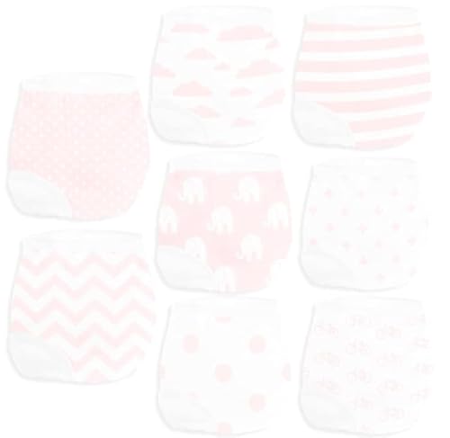 BaeBae Goods Potty Training Underwear for Girls 8 Piece, Absorbent Cotton Baby Toddler Training Pants for 2T Unisex Underpants