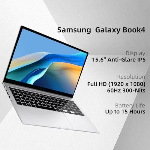 SAMSUNG Galaxy Book4 Business Laptop - Win 11 Pro & MS Office Lifetime