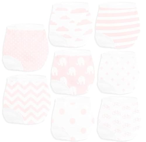 BaeBae Goods Potty Training Underwear for Girls 8 Piece, Absorbent Cotton Baby Toddler Training Pants for 2T Unisex Underpants