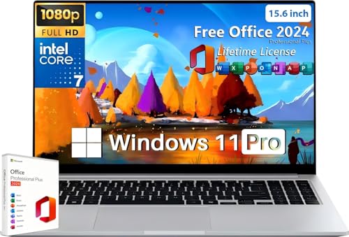 SAMSUNG Galaxy Book 4 Business Laptop AI PC, Office 2024 Lifetime License