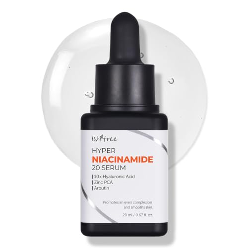ISNTREE Hyper Niacinamide 20 Serum 20ml | 10x Hyaluronic Acid | Helps Minimize Pores | Evens Skin Tone | Korean Skincare