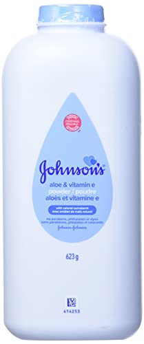 Johnson's Aloe and Vitamin E Pure Cornstarch Baby Powder 15oz