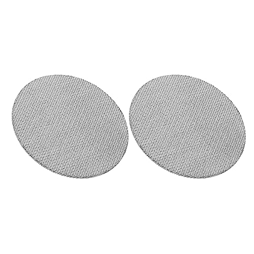 Stainless Steel Disc Filter Screen Reusable 2 Pieces Easy Double Layer Disc Screen for Home (58mm / 2.3in)