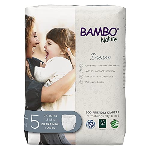 Bambo Nature Hypoallergenic Training Pants, Premium Eco-Labeled Training Pants, Totally Chlorine-Free, Skin Friendly