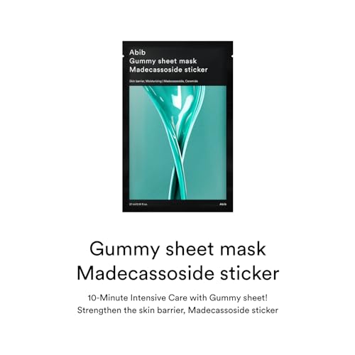 Abib Gummy Sheet Mask 10 Sheets Madecassoside (Strengthening)
