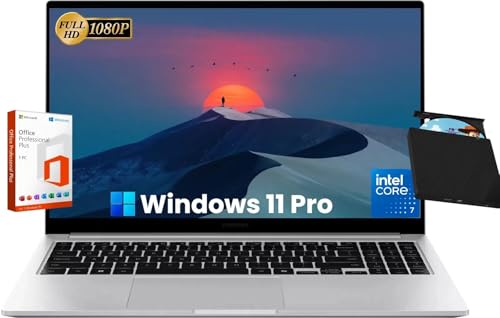 SAMSUNG Galaxy Book4 Business Laptop - Win 11 Pro & MS Office Lifetime