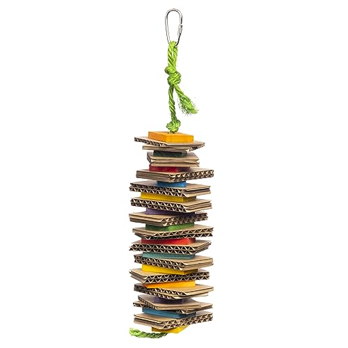 Prevue Pet Products Shredding Stack - Playfuls Physical & Mental Bird Toy 60247