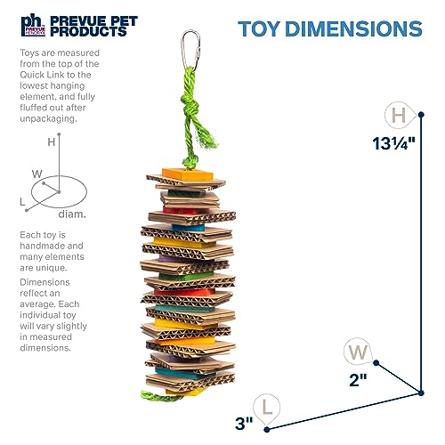 Prevue Pet Products Shredding Stack - Playfuls Physical & Mental Bird Toy 60247