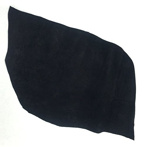 SLC's Imported Pig Leathers by The Square Foot (Suede, Black)