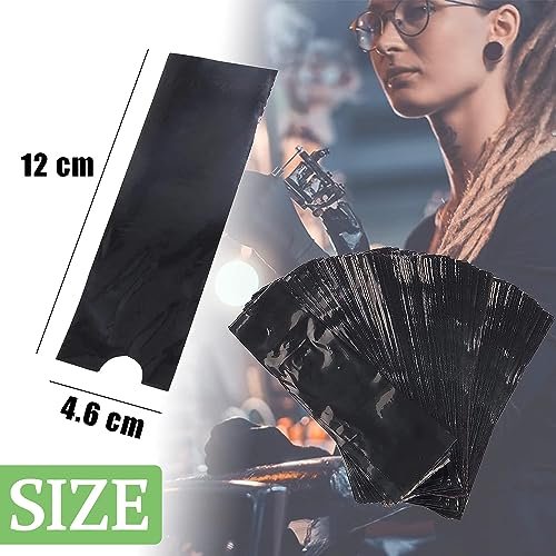 Beoncall Tattoo Pen Machine Covers and Grip Tape 200Pcs Machine Pen Covers with 4Pcs 2