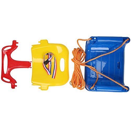 The Swing Seat Adopts a Mechanical Grid Structure Hanging Chair, Firm and Front and Back Seat Belts Hanging Seat, for Gardens Backyards Parks Children