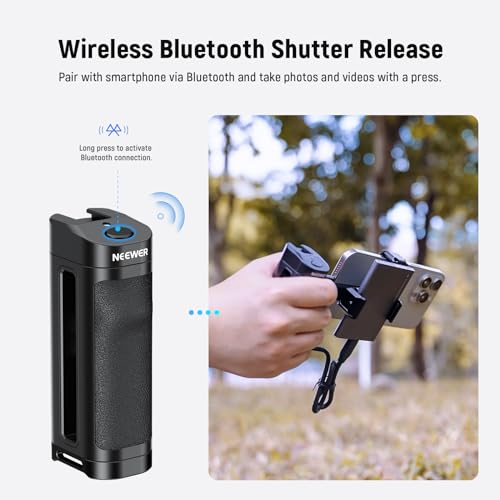 NEEWER Bluetooth Side Handle Shutter Release with 2.2