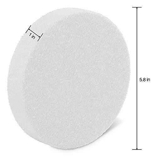 FloraCraft CraftFōM Disc 1 Inch x 5.8 Inch White