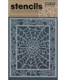 Hero Arts Spider Web Stencil