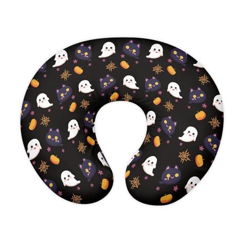 Eheartsgir Halloween Ghost Spider Web Removable Nursing Pillow Cover Durable Comfortable Fabric Nursing Essentials Cover Case for Bottle and Breastfeeding New Moms Valentine's Gift & Home Decor
