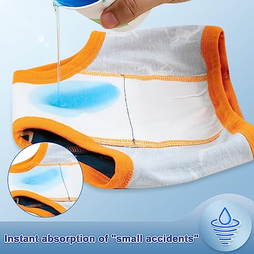 MooMoo Baby Training Underwear for Boys and Girls 8 Packs Absorbent Toddler Training Pants for Boys 2T