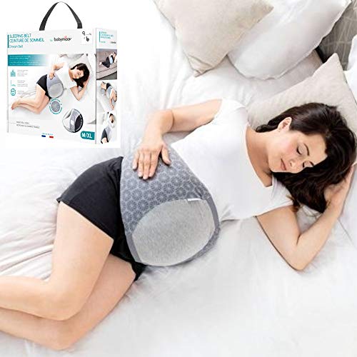Babymoov Dream Belt Sleep Aid, Maternity Sleep Support & Wedge for Ultimate Comfort during Pregnancy, Large / X-Large, Grey