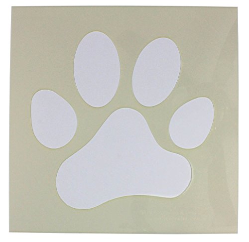 12.55 Inch Large Dog Paw Print Stencil -Mylar 1 Piece of 14 Mil - Painting/Crafts