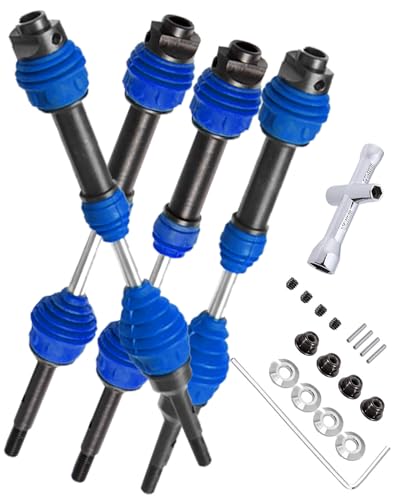 hopsupRC Drive Shaft CVD Upgrades Part for 1/10 Slash VXL 4X4,Stampede VXL 4X4,Rustler VXL 4X4,Hoss VXL 4X4 4WD