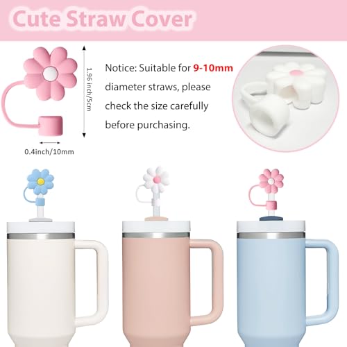 Stanley Cup Accessories Set Including 6 Pcs Silicone Spill Proof Stopper