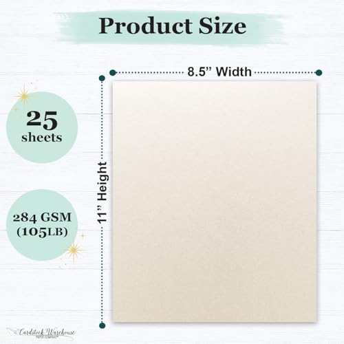 Cardstock Warehouse Stardream Opal Ivory Cardstock Paper
