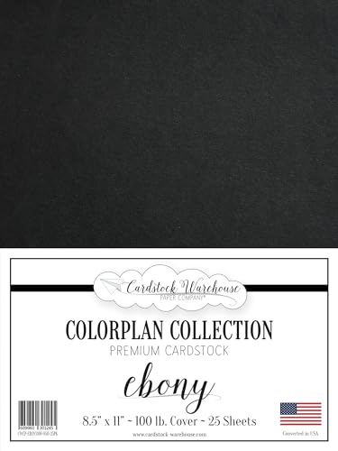 Cardstock Warehouse Colorplan Ebony Black