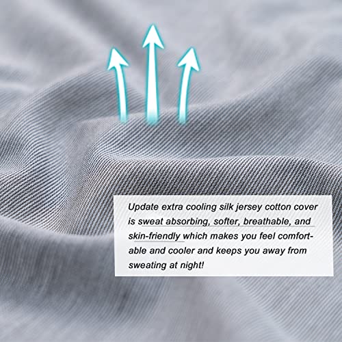 Meiz Pregnancy Pillow, Cooling Silky Pregnancy Pillows for Sleeping