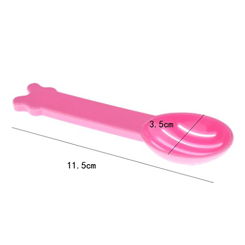 Inzopo 10Pcs Pet Hamster Gerbille Poop Scooper Poo Shovel Bath Sand Clean Shovel - Random Color