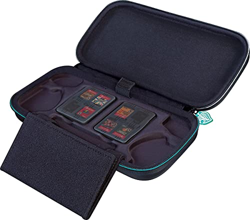 Game Traveler RDS - Licensed Nintendo Switch OLED & Nintendo Switch Animal Crossing Case - Adjustable Viewing Stand, Bonus Case & Deluxe Handle