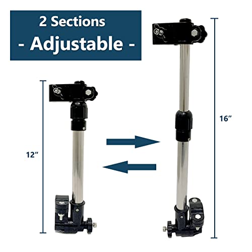 Sunshade Umbrella with Holder for Baby Stroller, Golf Cart, Bicycle - Eccentric Shaft Design, Fits for 0.78