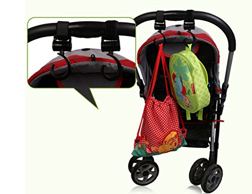 EMILYSTORES Princess Prince Stroller Hooks for Buggy Or Baby Carrier Or Bike Bicycle Or Car Headrest 1Pair