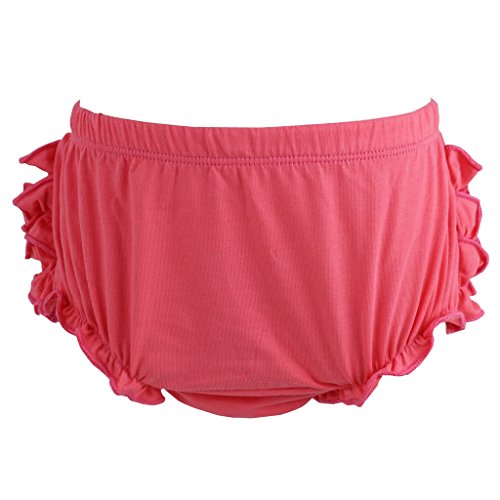 Wennikids Baby Girl's Cotton Shorts and Diaper Cover Bloomers Small Watermelon Red