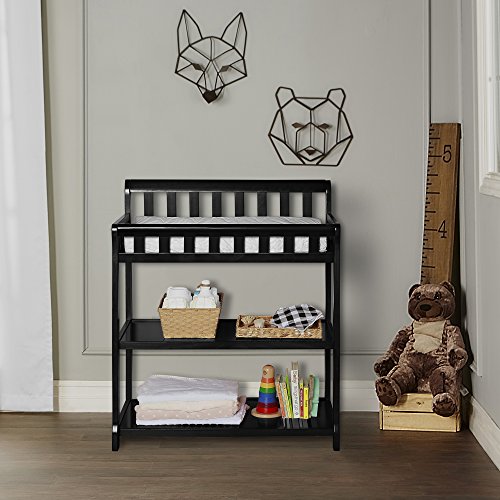 Dream On Me Ashton Changing Table, Black