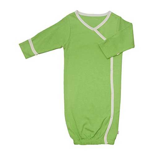 Babysoy Organic Newborn Baby Kimono Wrap Around Snap Sleeper Gown Bundler (3